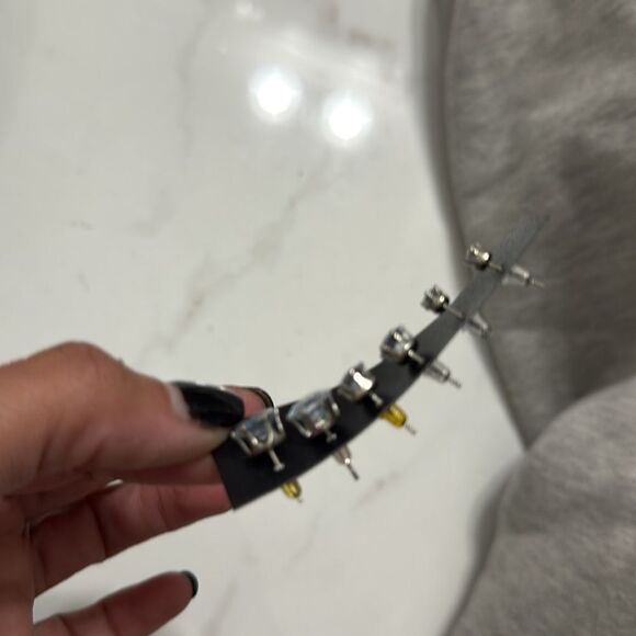 3 Pairs of Earrings - Stud Earrings - Silver NEW - Rubber Backings - Picture 3 of 4